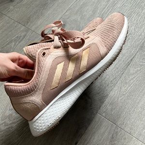 Adidas edge luxe rose gold sneaker